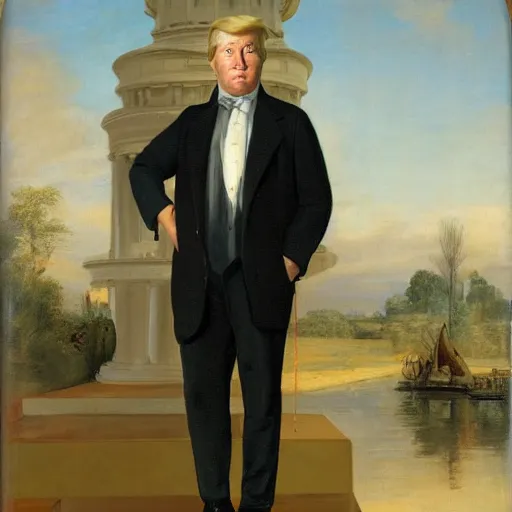 Image similar to goose presidential portrait