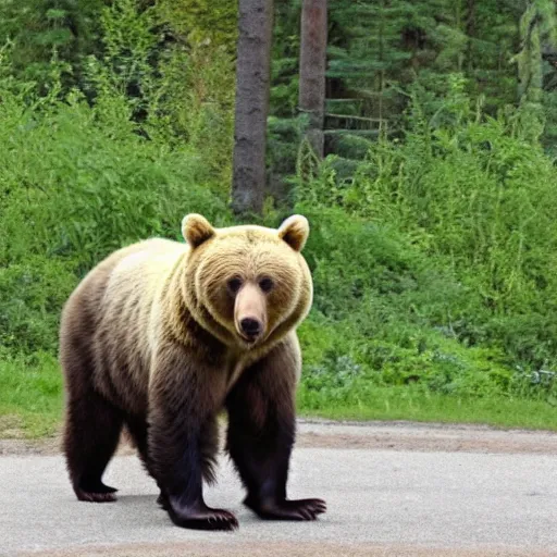 Image similar to a bear entering in picnic are, people are panicking and running
