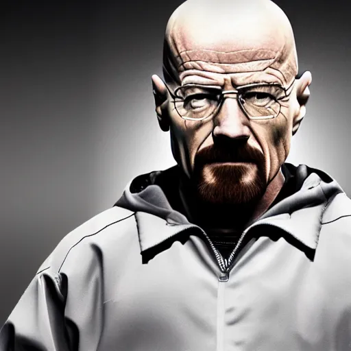 Prompt: walter white in ufc fighting match, 4 k, high resolution, still, landscape, hd, dslr, hyper realistic