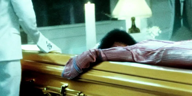 michael jackson open casket