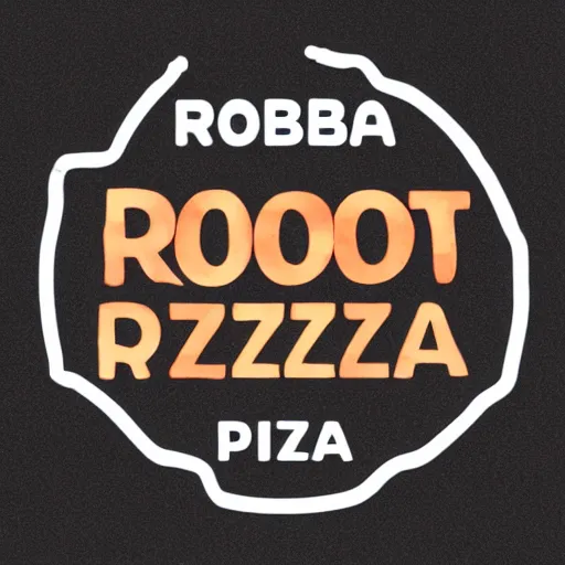 Prompt: logo for a company selling robotic pizza