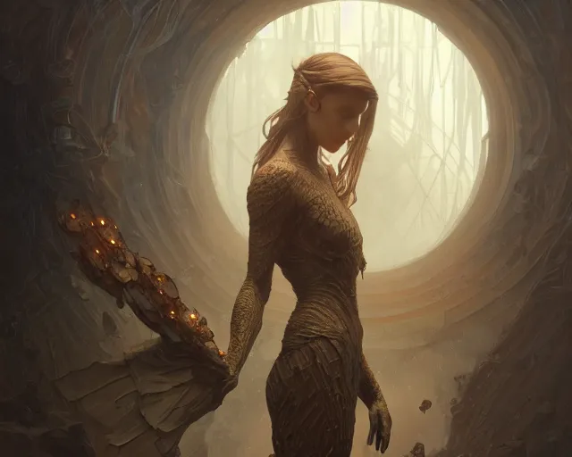 Image similar to photography of antony gormley, deep focus, d & d, fantasy, intricate, elegant, highly detailed, digital painting, artstation, concept art, matte, sharp focus, illustration, hearthstone, art by artgerm and greg rutkowski and alphonse mucha