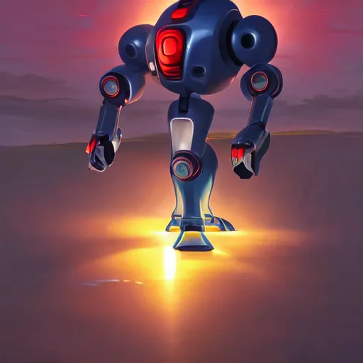 Image similar to metabots medabots medarotto medarot robot minimalist comics, behance hd by jesper ejsing, by rhads, makoto shinkai and lois van baarle, ilya kuvshinov, rossdraws global illumination ray tracing hdr radiating a glowing aura