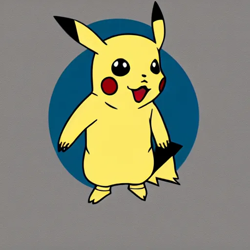 Image similar to pikachu in a hazmat suit, cartoon, thick lines