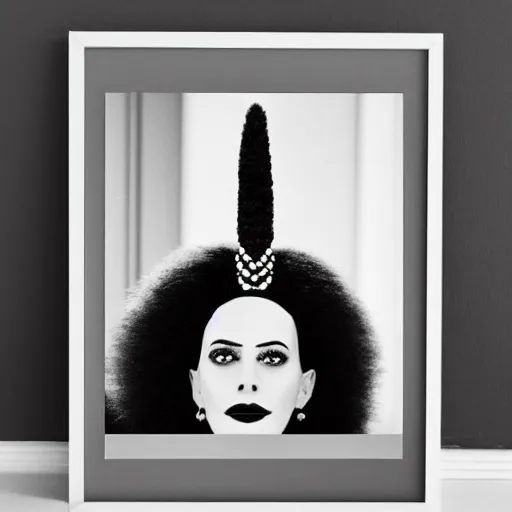 Prompt: symmetrical lovely human 1 9 9 0 s portrait of marge simpson, grainy high contrast black and white photography photo print ilford warm tone