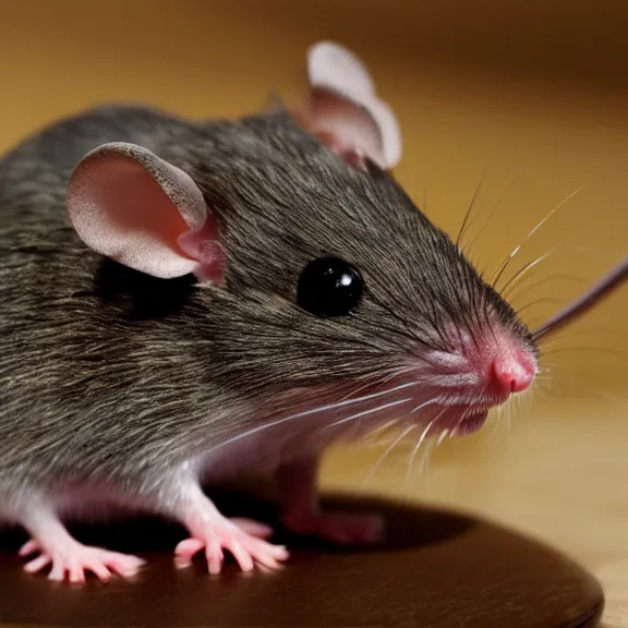 Image similar to photo of a gaming mouse made from rat parts, freaky, disgusting