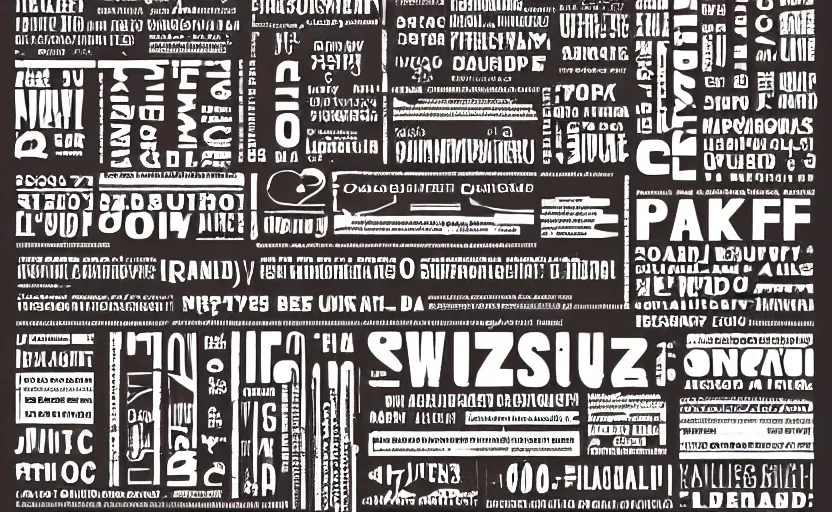 Image similar to swiss type design poster, graphic design