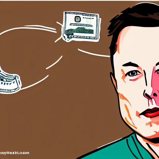 Image similar to wikihow, how to steal elon musk wallet, illustration