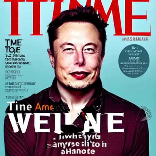 Image similar to Time person of the year: Elon Musk,