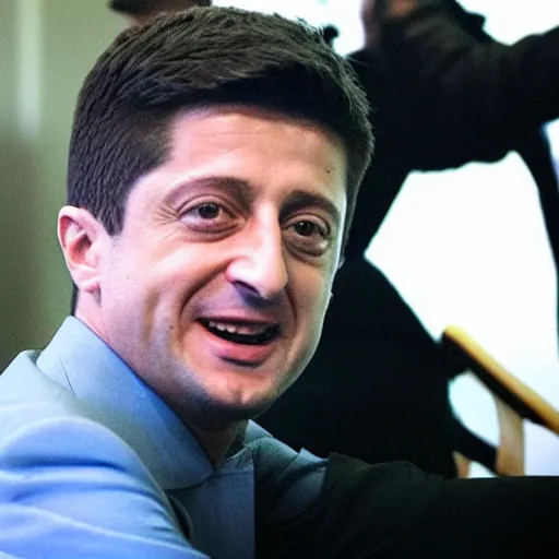 Image similar to Zelenskiy as Tony Montana