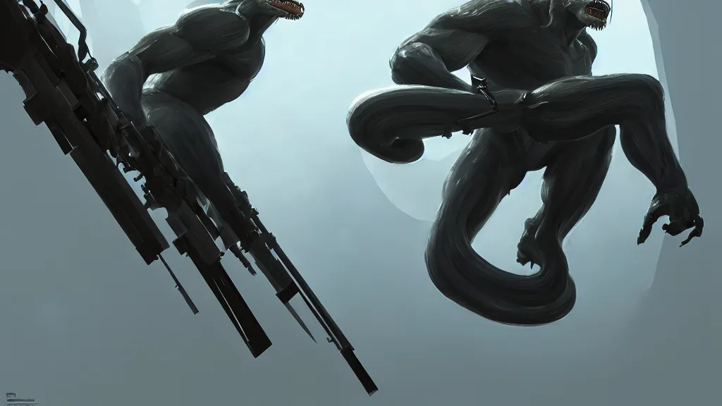 Image similar to protraitsnake from metal gear, studio ghibli, pixar and disney animation, sharp, rendered in unreal engine 5, highly detailed, digital painting, artstation, concept art, smooth, sharp focus, illustration, wide angle, artbook, wallpaper, splash art, promo art, dramatic lighting, art by artgerm and greg rutkowski and bo chen and jin xiaodi