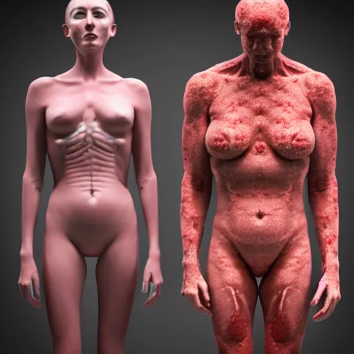 Prompt: flesh tetris, hyper realism, 3d model, octane render, high quality, 4k