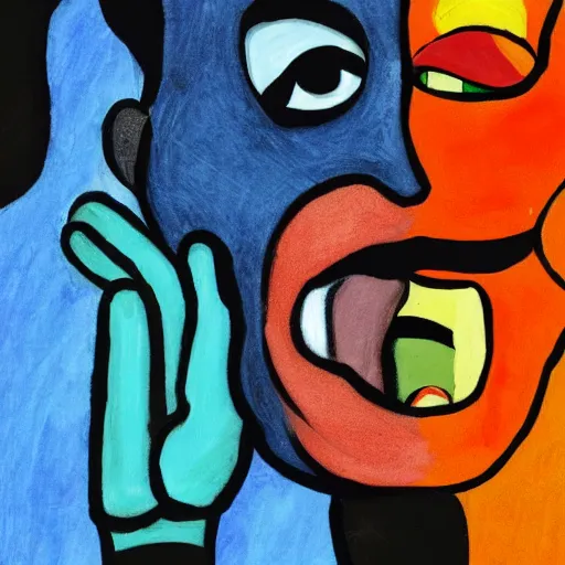 Prompt: an artists depiction of bipolar disorder.