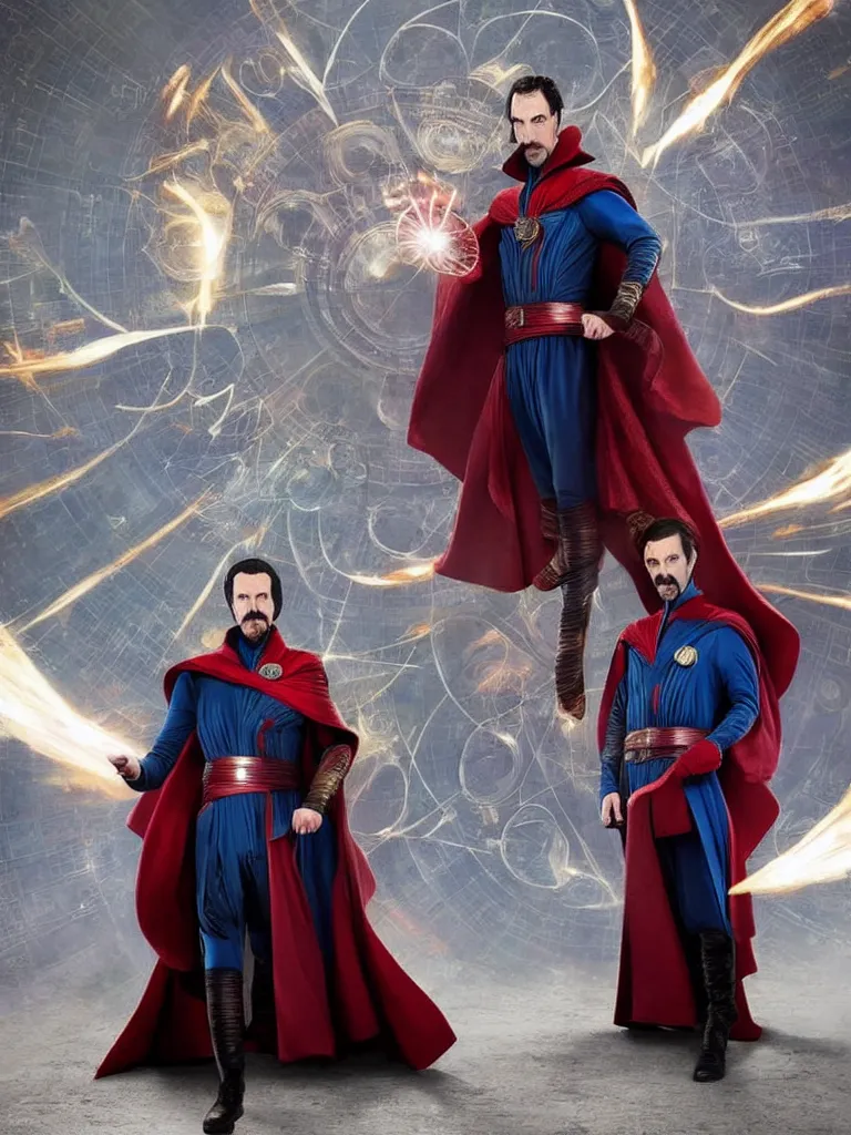 Image similar to Sacha Baron Cohen as Doctor Strange