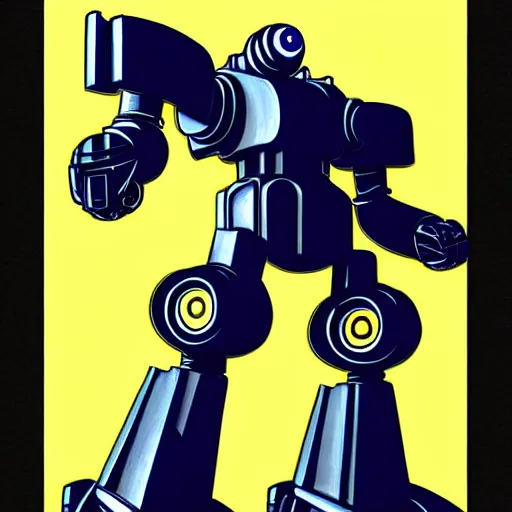 Image similar to perfectly detailed mecha, 1 9 2 0 s art deco, digital painting, smooth, sharp focus.