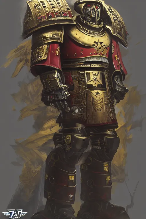 Image similar to armor portrait heros warhammer 4 0 k horus heresy fanart - the primarchs emperor by johannes helgeson animated with vfx concept artist & illustrator global illumination ray tracing hdr fanart arstation zbrush central hardmesh 8 k octane renderer comics stylized