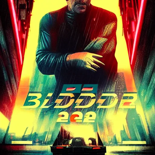 Image similar to blade runner 2 0 2 2, poster