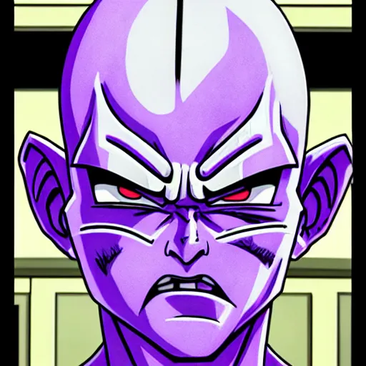 Image similar to closeup frieza mugshot