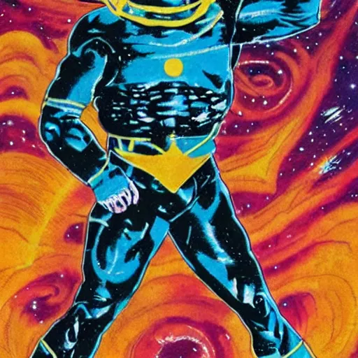 Image similar to navigator the cosmic warrior