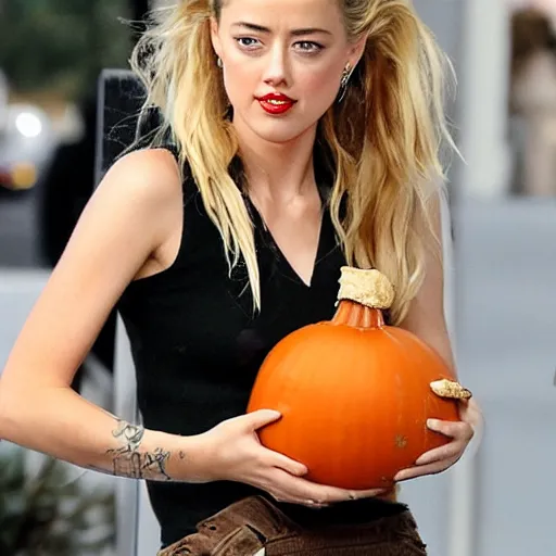 Image similar to groud amber heard as a gourd as a gourd