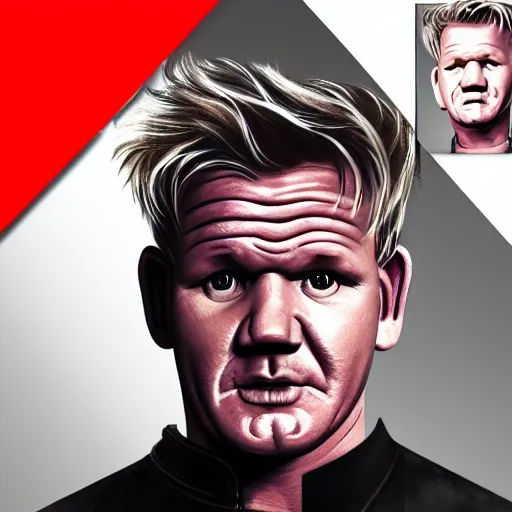 Prompt: gordon ramsay wearing combat armor, soviet russia, very detailed, realistic, 4 k