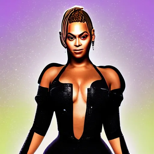 Prompt: beyonce streaming fortnite on twitch