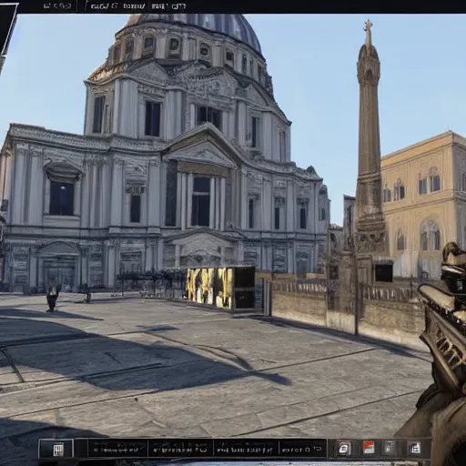 Image similar to St Peter's Basilica in Counter Strike Global Offensive