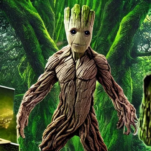 Image similar to i am groot