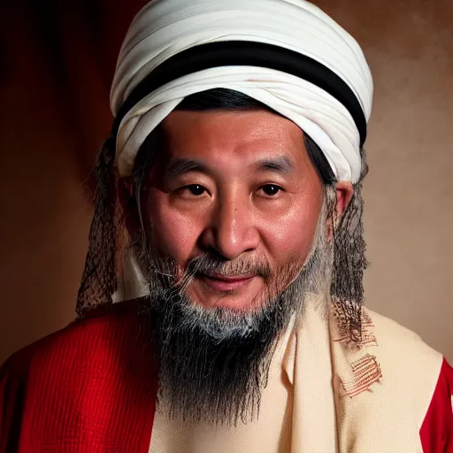 Prompt: 4 k portrait sony a 7 f 2. 8 of xi jinping as a muslim terrorist taliban leader