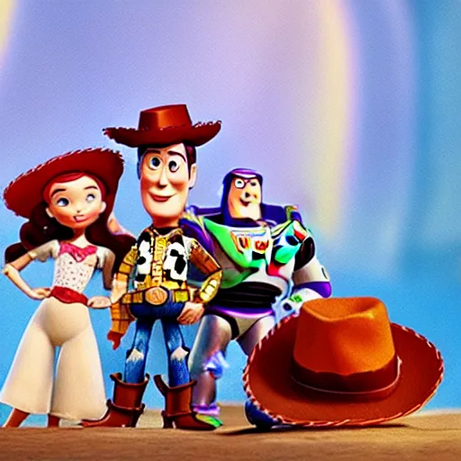 Image similar to toy story, in the style of brokeback mountain