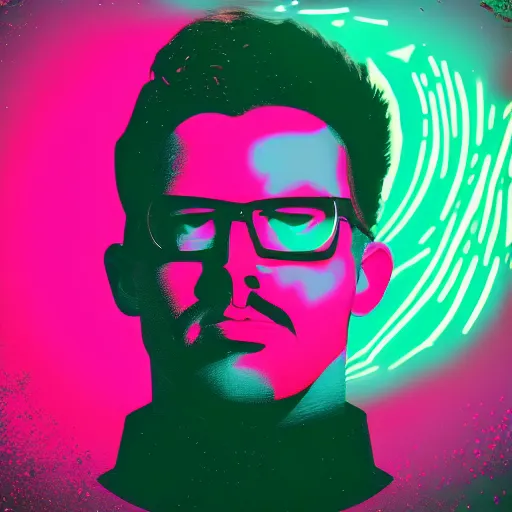 Image similar to vector cbum, portrait, vaporwave, synthwave, neon, vector graphics, cinematic, volumetric lighting, f 8 aperture, cinematic eastman 5 3 8 4 film