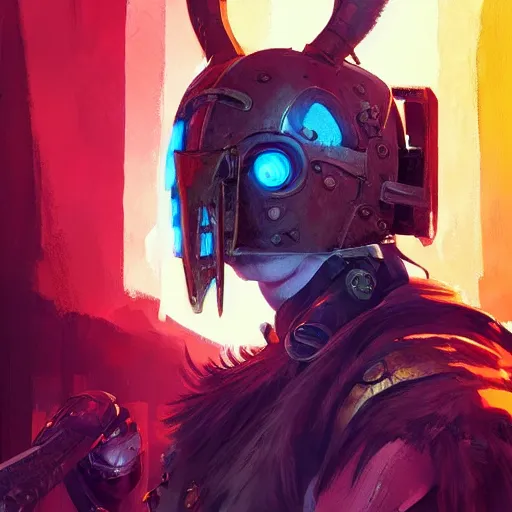 Image similar to cyberpunk viking helmet mask warrior goddess robot ninja fantasy, art gta 5 cover, official fanart behance hd artstation by jesper ejsing, by rhads, makoto shinkai and lois van baarle, ilya kuvshinov, ossdraws