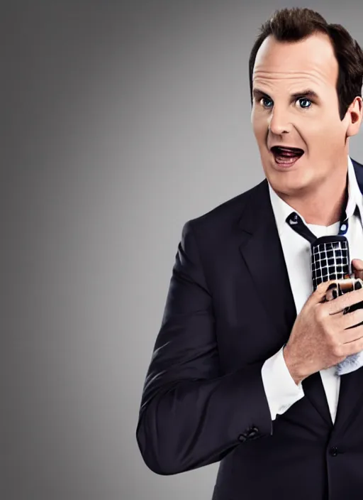 Prompt: a professional portrait of gob bluth played by will arnett, magician props, studio lighting, douchy expression