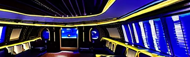 Prompt: cinematic, interior of ten forward lounge in star trek enterprise, studio lighting, extremely detailed