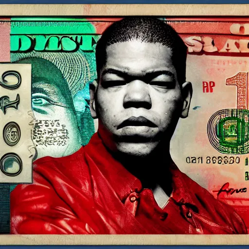 Prompt: joe louis on dollar bill by basquiat, trending pixiv fanbox, acrylic palette knife, style of makoto shinkai takashi takeuchi yoshiyuki sadamoto, fantasy character portrait, ultra realistic vfx, intricate details, artifacts, highly detailed,, highly detailed, cinematic lighting, unreal