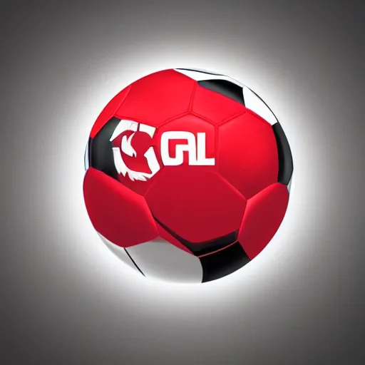 Prompt: cristiano ronaldo, ball, logo design, vetor