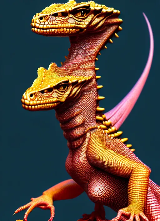 Image similar to studio portrait of lawful good colorful female divine mech lizard as absurdly beautiful, elegant, young pretty gravure idol, ultrafine hyperrealistic detailed face illustration by kim jung gi, irakli nadar, intricate linework, sharp focus, bright colors, matte, octopath traveler, final fantasy, unreal engine highly rendered, global illumination, radiant light, intricate environment