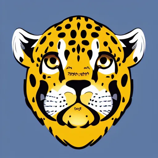 Image similar to professional logo detailed vector cheetah