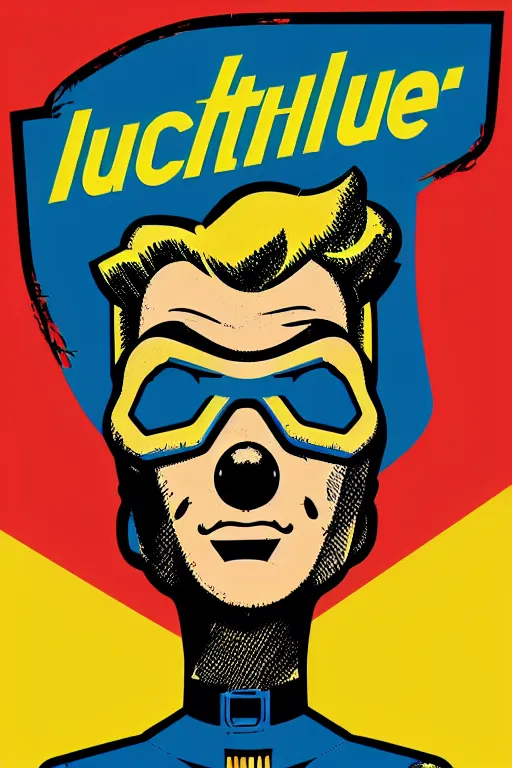 Image similar to fallout 7 6 retro futurist illustration art by butcher billy, sticker, colorful, illustration, highly detailed, simple, smooth and clean vector curves, no jagged lines, vector art, smooth andy warhol style