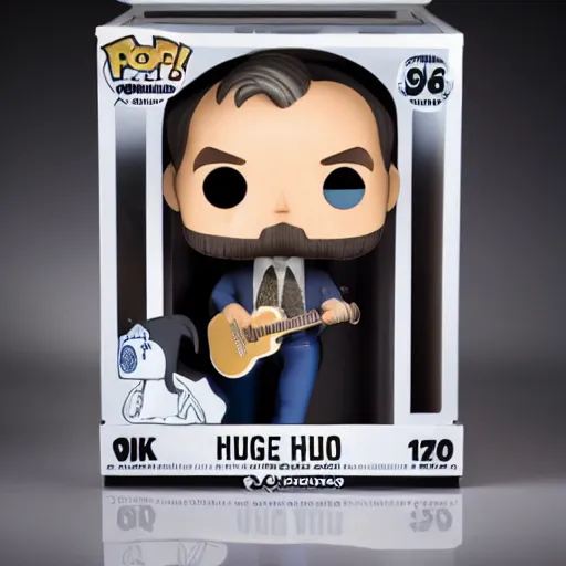 Prompt: studio photograph of a Hugh Laurie funko pop, 8k, detailed, product photography, studio lighting