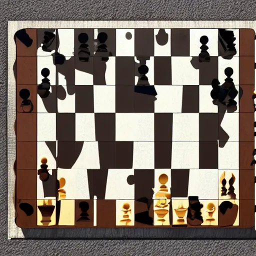Image similar to chess on lobachevsky plane