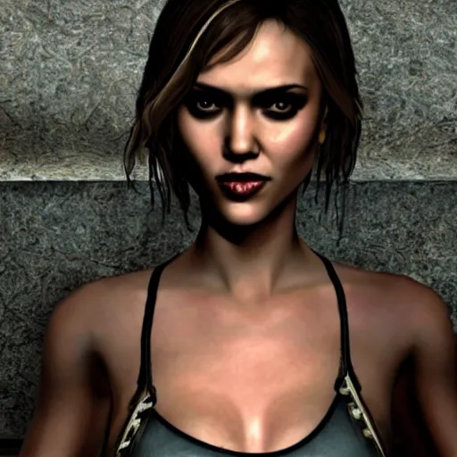 Image similar to jessica alba, vampire the masquerade bloodlines, troika games, vtmb, vtm