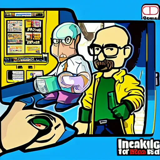 Prompt: breaking bad for nintendo ds