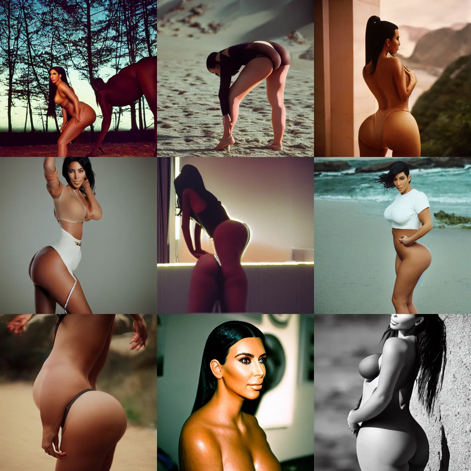 Prompt: kim kardashian twerking national geographic, canon 5 0 mm, cinematic lighting, photography, retro, film, kodachrome