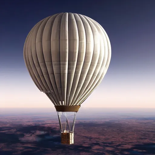 Prompt: futuristic hot air balloon house on venus, ultra realistic, intricate details, highly detailed, photorealistic, 8 k