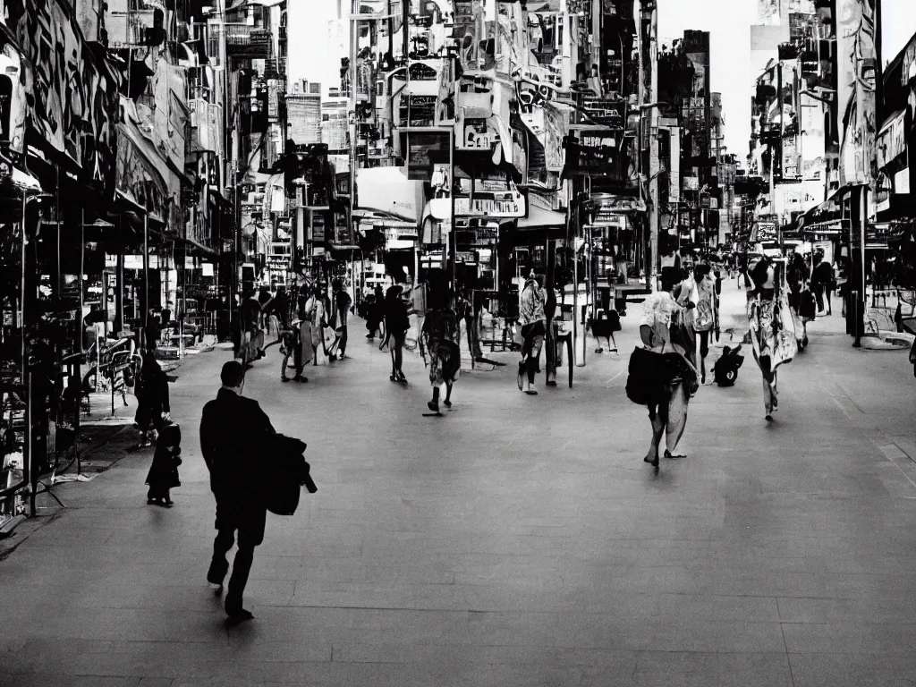 Image similar to long pause photography in a busy city by trent parke