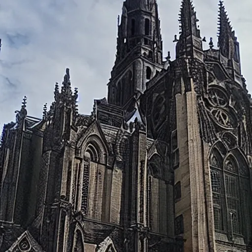 Prompt: aachener dom destroyed by alien invasion, cinematic, hollywood movie, hyper realistic