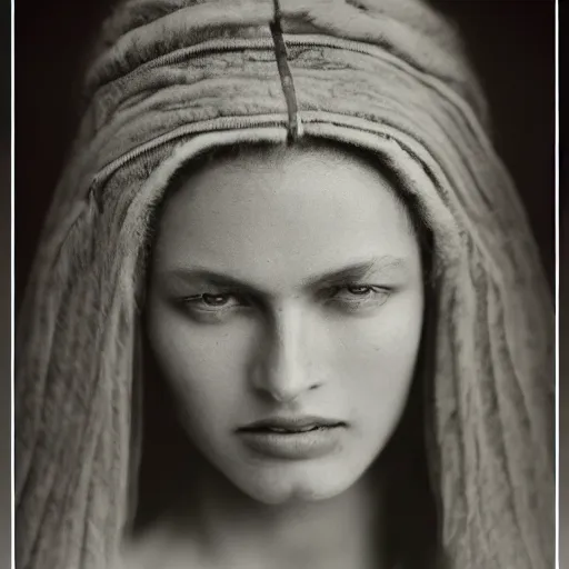 Image similar to vintage portrait of a stunningly beautiful malinke female, depth of field, zeiss lens, detailed, symmetrical, centered, fashion photoshoot, by edward s curtis, Annie Leibovitz and Steve McCurry, David Lazar, Jimmy Nelsson, Breathtaking, 8k resolution, extremely detailed, beautiful, establishing shot, artistic, hyperrealistic, beautiful face, octane render