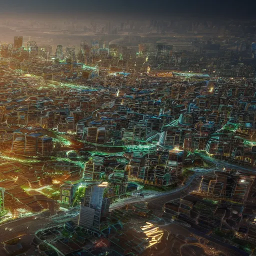 Image similar to wide shot of a future sustainable city, long shot, nikon d 8 0 7, nikon shot, photography shot, photo shot, 4 k, detailed professional photo, unreal - engine, octane render