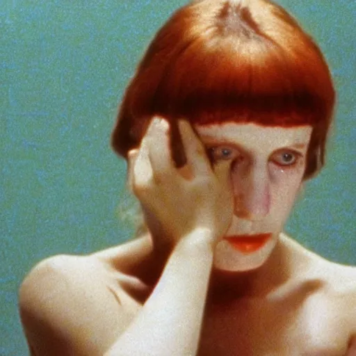 Image similar to a movie still by walerian borowczyk, forest, technicolor, high definition, remastered